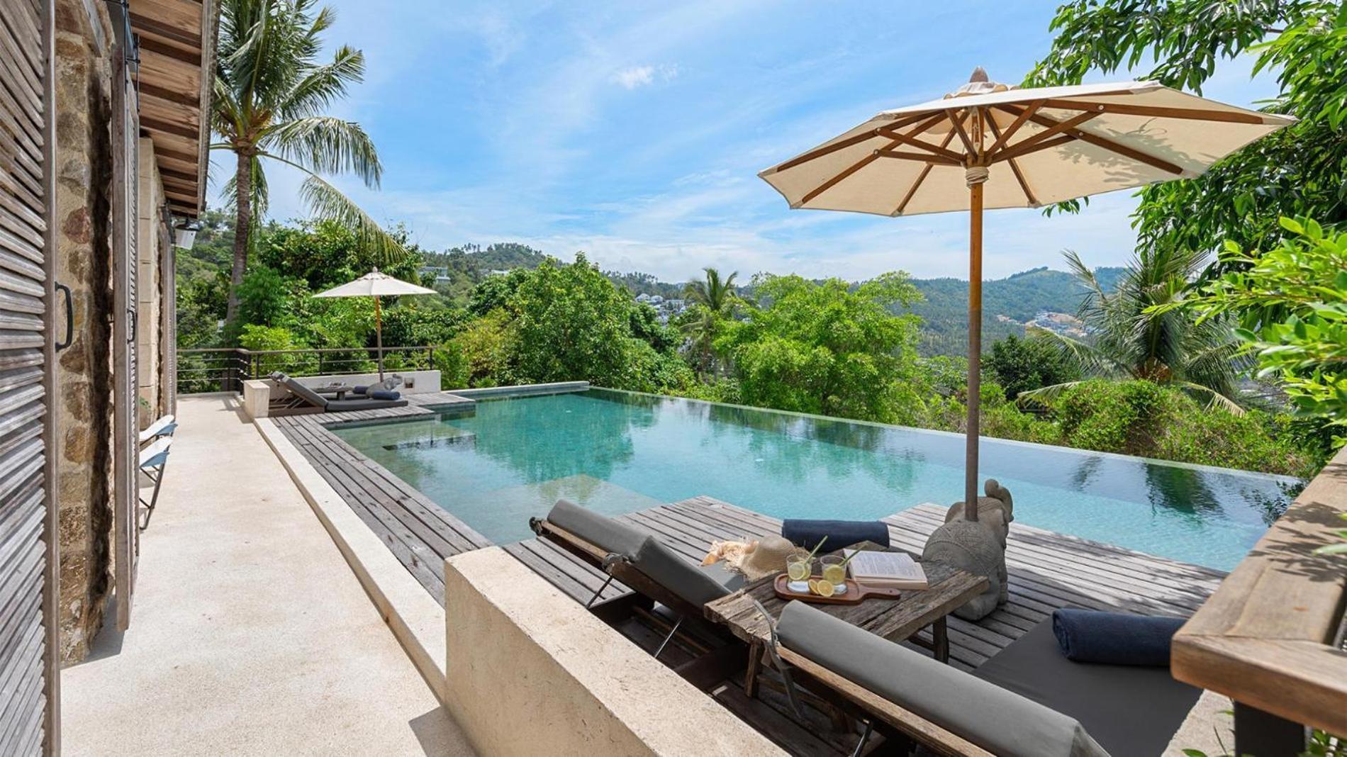 Breathtaking Koh Koon - Provence Meets The East Sleeps 14 Adults 8 Kids Villa Chaweng-stranden