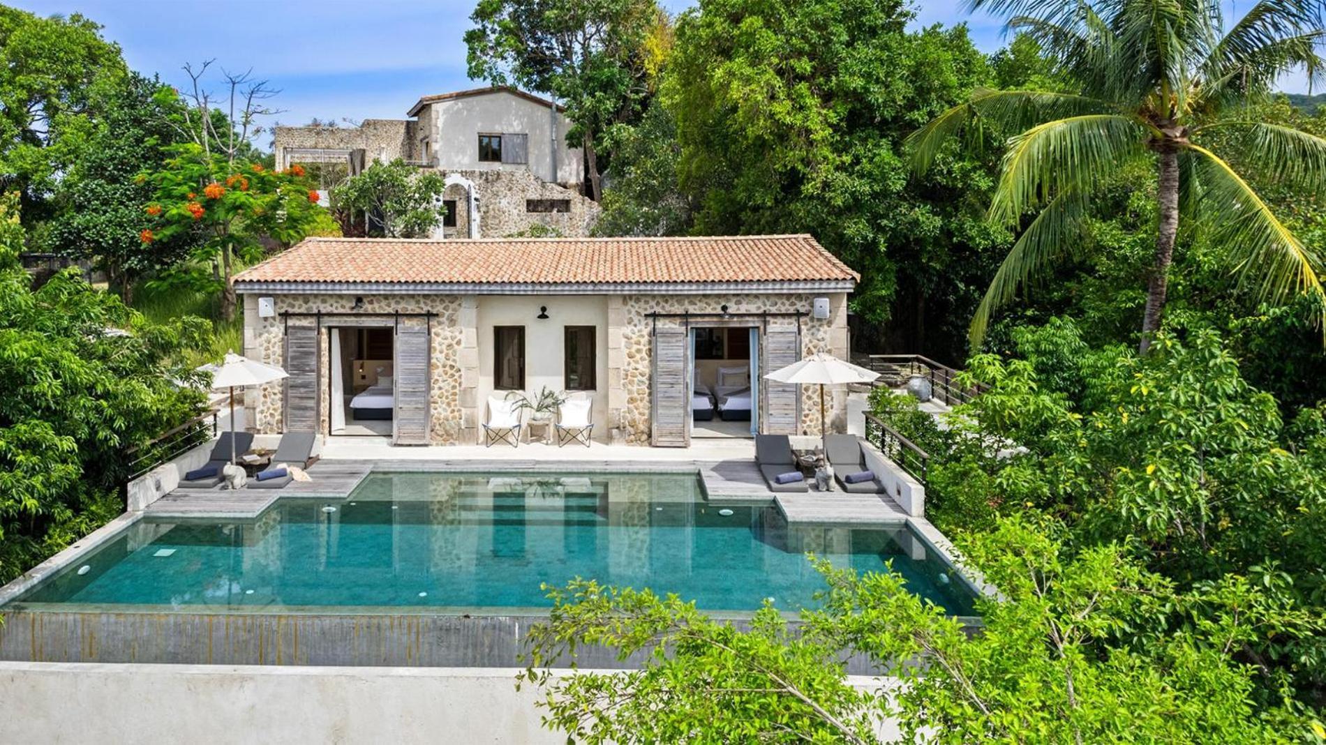 Breathtaking Koh Koon - Provence Meets The East Sleeps 14 Adults 8 Kids Villa Chaweng-stranden