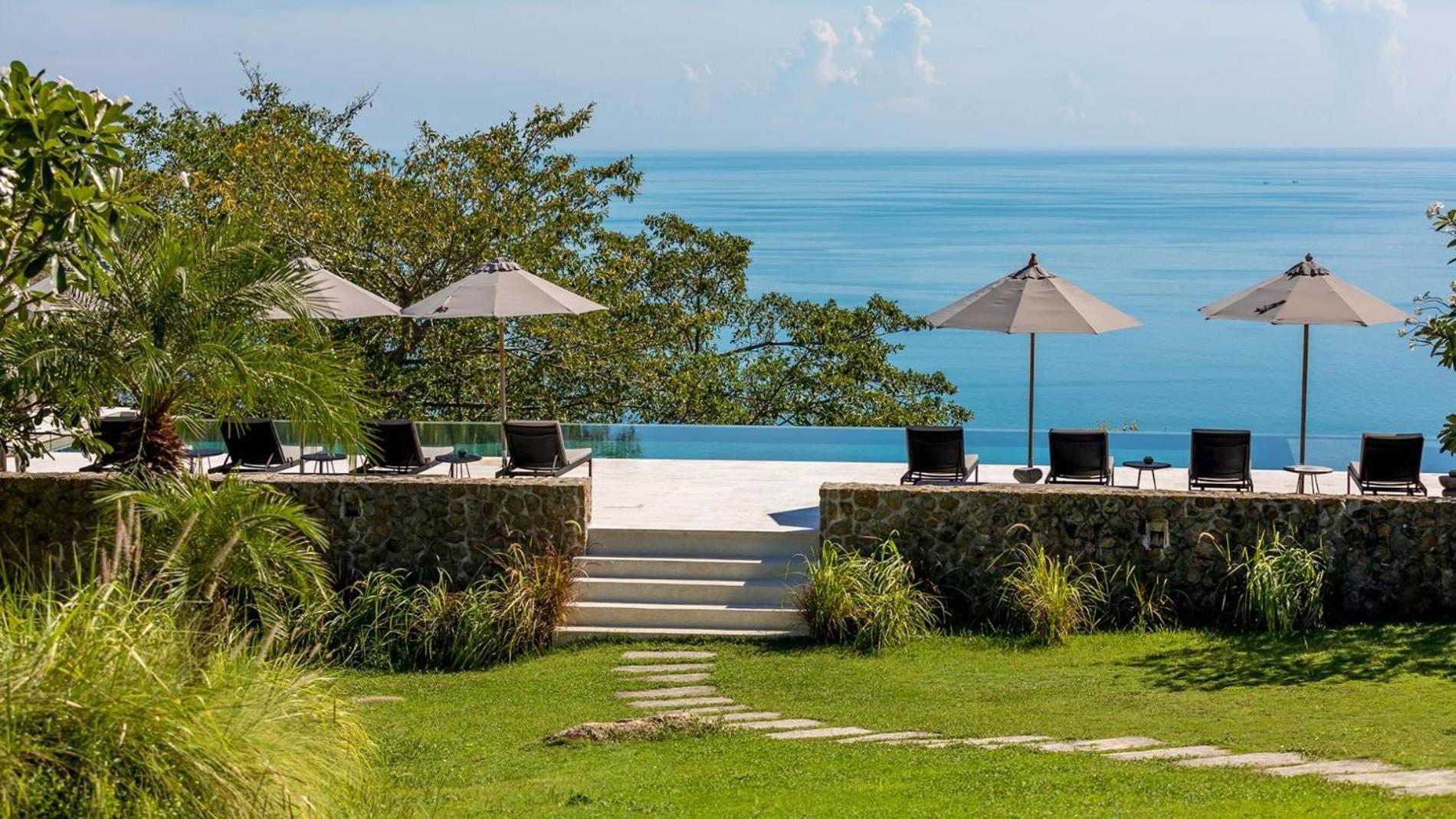 Villa Breathtaking Koh Koon - Provence Meets The East Sleeps 14 Adults 8 Kids Chaweng-stranden
